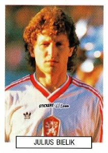 Cromo Julius Bielik - Italia 1990. Goal Master n. 44 - Euroflash