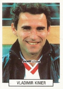 Cromo Vladimir Kinier - Italia 1990. Goal Master n. 49 - Euroflash
