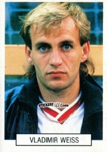 Cromo Vladimir Weiss - Italia 1990. Goal Master n. 52 - Euroflash