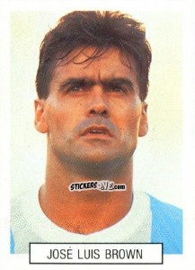 Figurina Jose Luis Brown - Italia 1990. Goal Master n. 79 - Euroflash