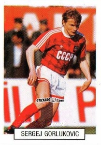 Cromo Sergei Gorlukovich - Italia 1990. Goal Master n. 97 - Euroflash