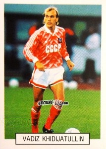 Cromo Vagiz Khidiatullin - Italia 1990. Goal Master n. 98 - Euroflash