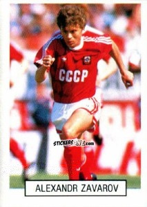 Cromo Aleksandr Zavarov - Italia 1990. Goal Master n. 104 - Euroflash