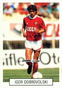 Cromo Igor Dobrovolskiy - Italia 1990. Goal Master n. 109 - Euroflash