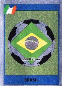 Figurina Brasil - Italia 1990. Goal Master n. 141 - Euroflash
