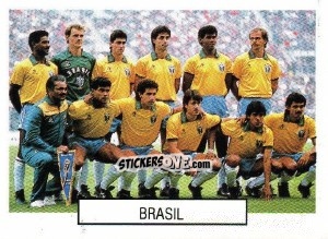 Figurina Team photo - Italia 1990. Goal Master n. 145 - Euroflash