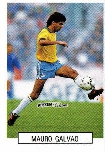 Sticker Mauro Galvao - Italia 1990. Goal Master n. 150 - Euroflash