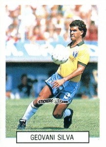 Figurina Geovani Silva - Italia 1990. Goal Master n. 155 - Euroflash