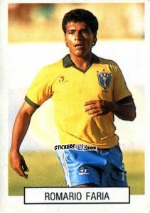 Figurina Romario Faria - Italia 1990. Goal Master n. 161 - Euroflash