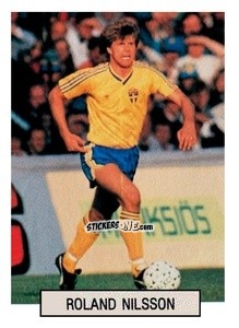Figurina Roland Nilsson - Italia 1990. Goal Master n. 168 - Euroflash