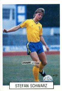 Figurina Stefan Schwarz - Italia 1990. Goal Master n. 171 - Euroflash