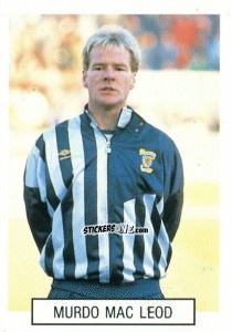 Figurina Murdo MacLeod - Italia 1990. Goal Master n. 184 - Euroflash