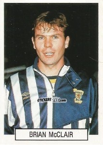 Figurina Brian McClair - Italia 1990. Goal Master n. 194 - Euroflash