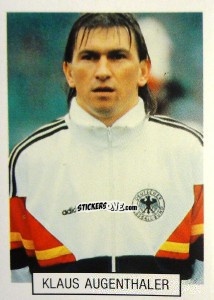 Cromo Klaus Augenthaler - Italia 1990. Goal Master n. 219 - Euroflash