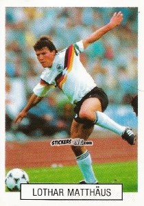 Figurina Lothar Matthaus - Italia 1990. Goal Master n. 223 - Euroflash