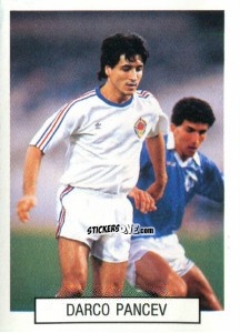 Sticker Darco Pancev - Italia 1990. Goal Master n. 247 - Euroflash