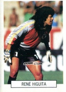 Cromo Rene Higuita - Italia 1990. Goal Master n. 249 - Euroflash