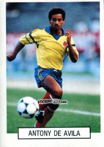 Cromo Antony De Aliva - Italia 1990. Goal Master n. 257 - Euroflash