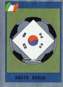 Cromo South Korea - Italia 1990. Goal Master n. 282 - Euroflash