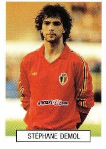 Sticker Stephane Demol - Italia 1990. Goal Master n. 286 - Euroflash