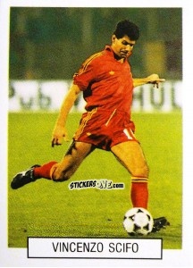 Figurina Vincenzo Scifo - Italia 1990. Goal Master n. 292 - Euroflash
