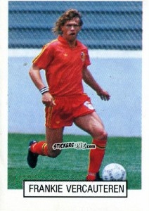 Cromo Frankie Vercauteren - Italia 1990. Goal Master n. 293 - Euroflash