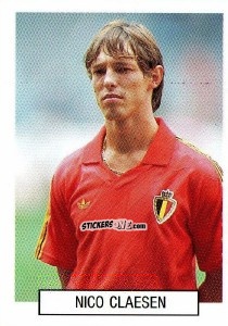 Cromo Nico Claesen - Italia 1990. Goal Master n. 295 - Euroflash