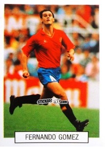 Sticker Fernando Gomez - Italia 1990. Goal Master n. 313 - Euroflash