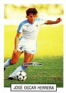 Cromo Jose Oscar Herrera - Italia 1990. Goal Master n. 319 - Euroflash