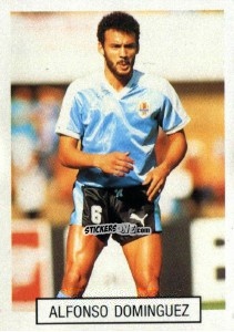 Figurina Alfonso Dominguez - Italia 1990. Goal Master n. 320 - Euroflash