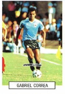 Figurina Gabriel Correa - Italia 1990. Goal Master n. 326 - Euroflash