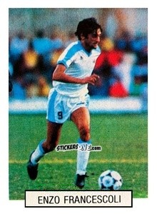 Cromo Enzo Francescoli - Italia 1990. Goal Master n. 331 - Euroflash