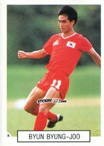 Figurina Byun Byung-Joo - Italia 1990. Goal Master n. 342 - Euroflash