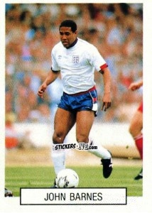 Figurina John Barnes - Italia 1990. Goal Master n. 365 - Euroflash