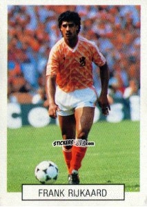 Cromo Frank Rijkaard - Italia 1990. Goal Master n. 373 - Euroflash