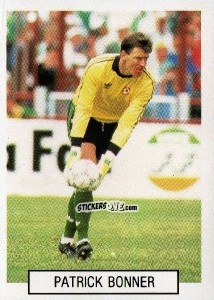 Cromo Patrick Bonner - Italia 1990. Goal Master n. 387 - Euroflash