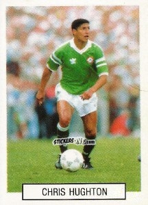 Figurina Chris Hughton - Italia 1990. Goal Master n. 390 - Euroflash