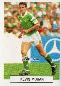 Cromo Kevin Moran - Italia 1990. Goal Master n. 391 - Euroflash