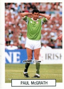 Figurina Paul McGrath - Italia 1990. Goal Master n. 393 - Euroflash