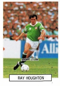 Figurina Ray Houghton - Italia 1990. Goal Master n. 394 - Euroflash