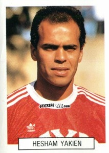 Figurina Hesham Yakien - Italia 1990. Goal Master n. 407 - Euroflash