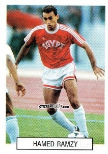 Figurina Hamed Ramzy - Italia 1990. Goal Master n. 408 - Euroflash