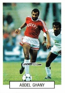 Figurina Abdel Ghany - Italia 1990. Goal Master n. 412 - Euroflash