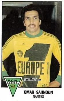 Figurina Omar Sahnquin - Football France 1978-1979 n. 142 - Panini