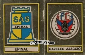 Figurina Ecusson S.A. Epinal / FC D'Ajaccio Gazelec - Football France 1978-1979 n. 325 - Panini