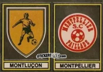Figurina Ecusson E.S. Montlucon / S.C. Montpellier - Football France 1978-1979 n. 327 - Panini