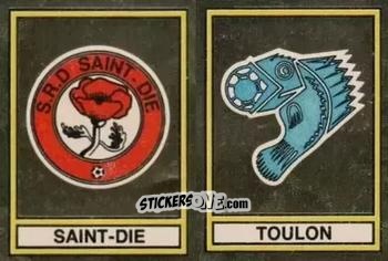 Figurina Ecusson S.R. Saint-Die / S.C. Toulon - Football France 1978-1979 n. 328 - Panini