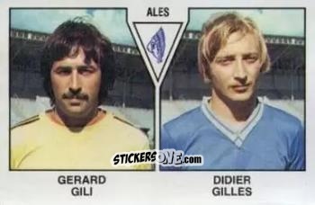 Sticker Gerard Gili / Didier Gilles - Football France 1978-1979 n. 330 - Panini
