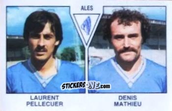 Cromo Laurent Pellecuer / Denis Mathieu - Football France 1978-1979 n. 335 - Panini