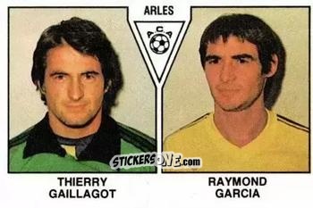 Figurina Thierry Gaillagot / Raymond Garcia - Football France 1978-1979 n. 336 - Panini